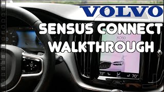 Volvo XC60 Sensus Connect Walkthrough  Virtual Tour 2020 [upl. by Sophronia]