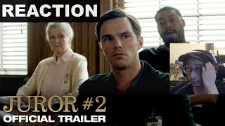 Juror 2  Official Trailer  Reaction Nicholas Hoult Toni Collette JK Simmons Clint Eastwood [upl. by Elleinnod]