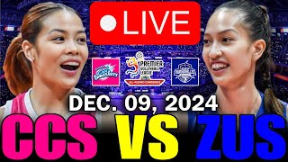 CREAMLINE VS ZUS COFFEE 🔴LIVE NOW  DEC 09 2024  PVL ALL FILIPINO CONFERENCE 2024 [upl. by Darce]