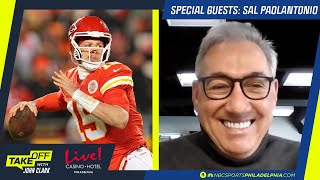 Sal Paolantonio on Jalen Hurts Stopping Mahomes amp Super Bowl 57  Takeoff [upl. by Mesics350]