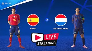 Netherland vs Spain  Nations League  Live stream [upl. by Rahcir]