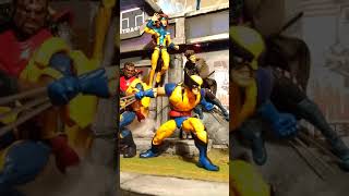 Xmen marvel legends diorama updated with Hasbro beauty [upl. by Trula]