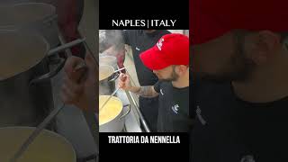 Naples most popular restaurant 🍽️ Trattoria da Nennella [upl. by Sakiv178]