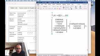 Ling 201  Intro Linguistics  Distinctive Feature Practice 7 [upl. by Hilario]