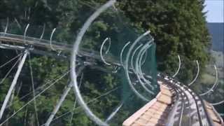 🔵 Alpine Coaster Onride auf 26 km Strecke am Kolbensattel bei Oberammergau [upl. by Catherin]