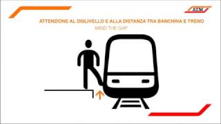 4 Attenzione alla distanza tra treno e banchina [upl. by Idham415]