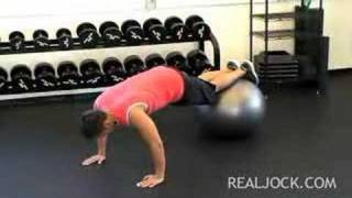 Stability Ball Pikeups [upl. by Saito]