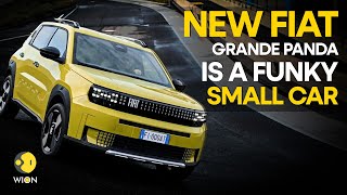 New Fiat Grande Panda unveiled as a funky small EV  WION Drive [upl. by Yulma]