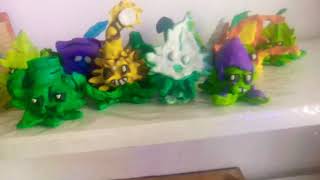 Especial de 100 suscriptores todas las mentas en plastilina con rediseños de plantas vs zombies 2 [upl. by Ball]