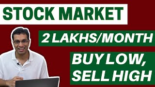 Buy Low Sell High and make money in STOCK MARKET  Learn how to invest StockMarketTips [upl. by Nnailuj]