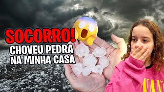 SOCORRO CHOVEU PEDRA NA MINHA CASA 🏠 vlog da semana [upl. by Bainbridge]