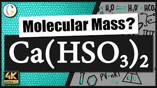 How to find the molecular mass of CaHSO32 Calcium Hydrogen Sulfite [upl. by Aken]