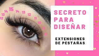 El Secreto para saber Diseñar Correctamente  MasterClass Extensiones de Pestañas 💕 [upl. by Bergin]