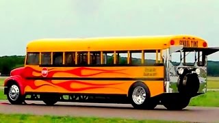 Chippewa Valley Air Show The Indy Boys School Time Jet Bus warms up for takeoff fixed video [upl. by Avat]