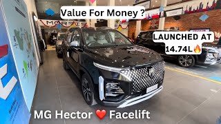 MG Hector ❤️ 2023 Facelift 1472L🔥 Value For Money  mg hector [upl. by Aisined]