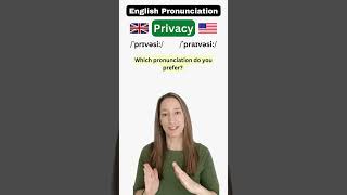 How to pronounce PRIVACY learnenglish englishcourse englishteacher [upl. by Hayley]