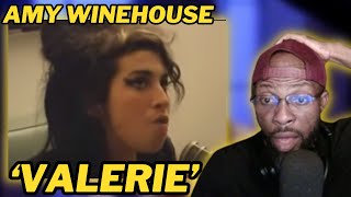 AMY WINEHOUSE  VALERIE ACOUSTIC LIVE PERFORMANCE  SOULFUL RENDITION  FIRST EVER REACTION [upl. by Bounds]