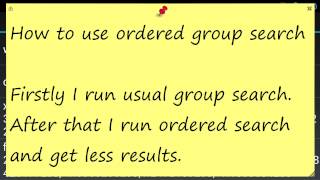 How to use ordered group search  GameGuardian [upl. by Ynahteb]