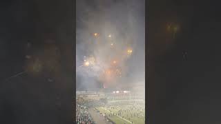 Edmonton Elks vs Saskatchewan Roughriders Oct 5 2024 CFL End Of Game Fireworks [upl. by Bloxberg]