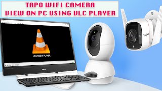 How to view amp save Tapo camera live stream on PCLaptop VLC Player through RTSP stream [upl. by Nwahsud]