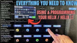 PROGRAMMING and GETTING STARTED w HELIXHELIX LT  In Depth Guide [upl. by Walton]