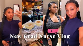 A WEEK IN THE LIFE OF A ICU NURSE 🩺 Update on Nurse residency program  fitness journey ❤️ [upl. by Magan143]