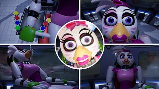 FNAF Security Breach  All Glamrock Chica Upgrades Mod Showcase [upl. by Eatnohs249]