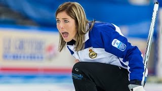 CURLING SCOSWE Euro Chps 2014  Women Draw 8 [upl. by Adhern]