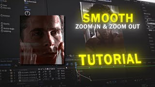 Smooth Zoom IN amp OUT  After Effects Tutorial [upl. by Aiuqat]