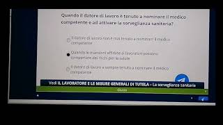 SOLUZIONI QUIZ FINALE Alternanza 2024 100 Corso sulla sicurezza  Modulo 8 PCTO [upl. by Halilahk812]