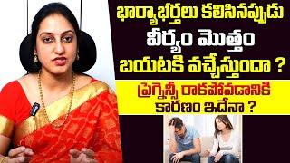 వీర్యం మొత్తం బైటకి వచ్చిందా Dr Suma Varsha Explains About Sperm Leakage  Santana Seva [upl. by Choo]