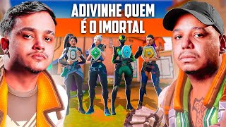 QUEM É O IMORTAL NO VALORANT 4 NOOBS E 1 IMORTAL [upl. by Nnaillek]