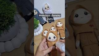 Tutorial Boneka Guru Flanel bonekaguru shorts kadohariguru [upl. by Noirrad]