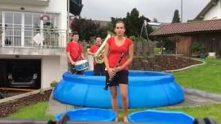 Cold Water Challenge 2014  Musikkapelle Hinterschmiding [upl. by Herbie]