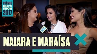 Maiara e Maraísa  Thaynara OG  Second Screen  Prêmio Multishow 2017 [upl. by Allebasi321]