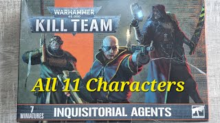 Inquisitorial Agents Conversion to create all 11 options Kill Team Ashes of Faith Warhammer 40k [upl. by Suiddaht47]