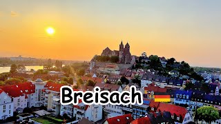 Breisach  River Rhine  Beautiful and Charming Towns in Germany  4K Walk [upl. by Cleve308]