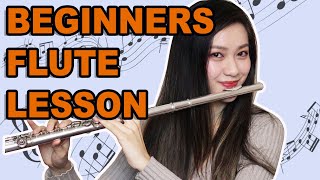 BEGINNERS GUIDE TO FLUTE Your 1st FLUTE LESSON  FLUTECOOKIES TUTORIAL [upl. by Anitnuahs204]