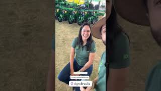 Monyque Isabella Costa  filha do Leonardo no evento agrishow em Brasília agronegócio ela puxou pai [upl. by Silrak]