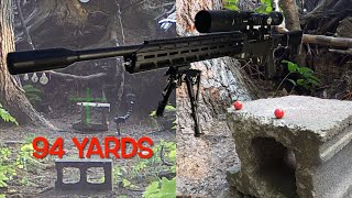 Benjamin Armada 22 Cal 94 Yard Paintballs Plinkin and MORE [upl. by Krucik]