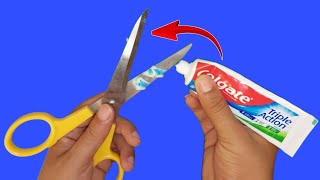 A simple and wonderful way to sharpen your hairdressing scissors [upl. by Airamanna17]