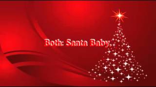 Santa Baby  Ariana Grande ft Liz Gillies Karaoke Instrumental amp Lyrics [upl. by Atiuqiram773]