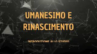 Umanesimo e Rinascimento introduzione allo studio [upl. by Yanahs]