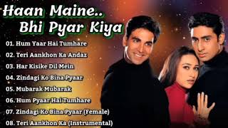 HAAN MAINE BHI PYAR KIYA HAIN ALL MP3 SONG । KARISHMA KAPOOR HIT SONG । AKSHAY KUMAR 90s SONGS [upl. by Ahsinik]