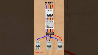 Trifásico a monofásico en tablero Otra Opción electricidadbasica electricidadresidencialenergia [upl. by Skees721]