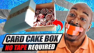 TapeFree Cake Box Origami magic [upl. by Love]