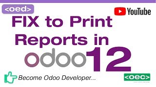 How to Fix print report error code 8 Wkhtmltopdf in Odoo 12 Ubuntu 1804 LTS Desktop [upl. by Laeynad]