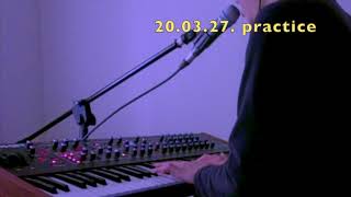 200327 practice Synth Prophet Rev2 Vocoder JDXi [upl. by Celinda887]