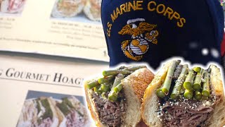 US Marine Vietnam Veteran opens up Finks quotKing of Gourmet Hoagiesquot in Northeast Philadelphia [upl. by Ala]