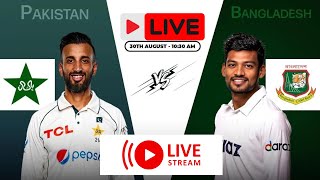 🔴BAN vs PAK 2nd TEST BAN vs PAK 2024🔴LIVEWatch FREE [upl. by Lebanna]